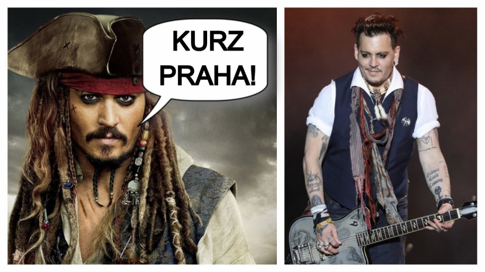 Johny Depp zahraje v Praze jako doprovod Ozzyho Osbourna